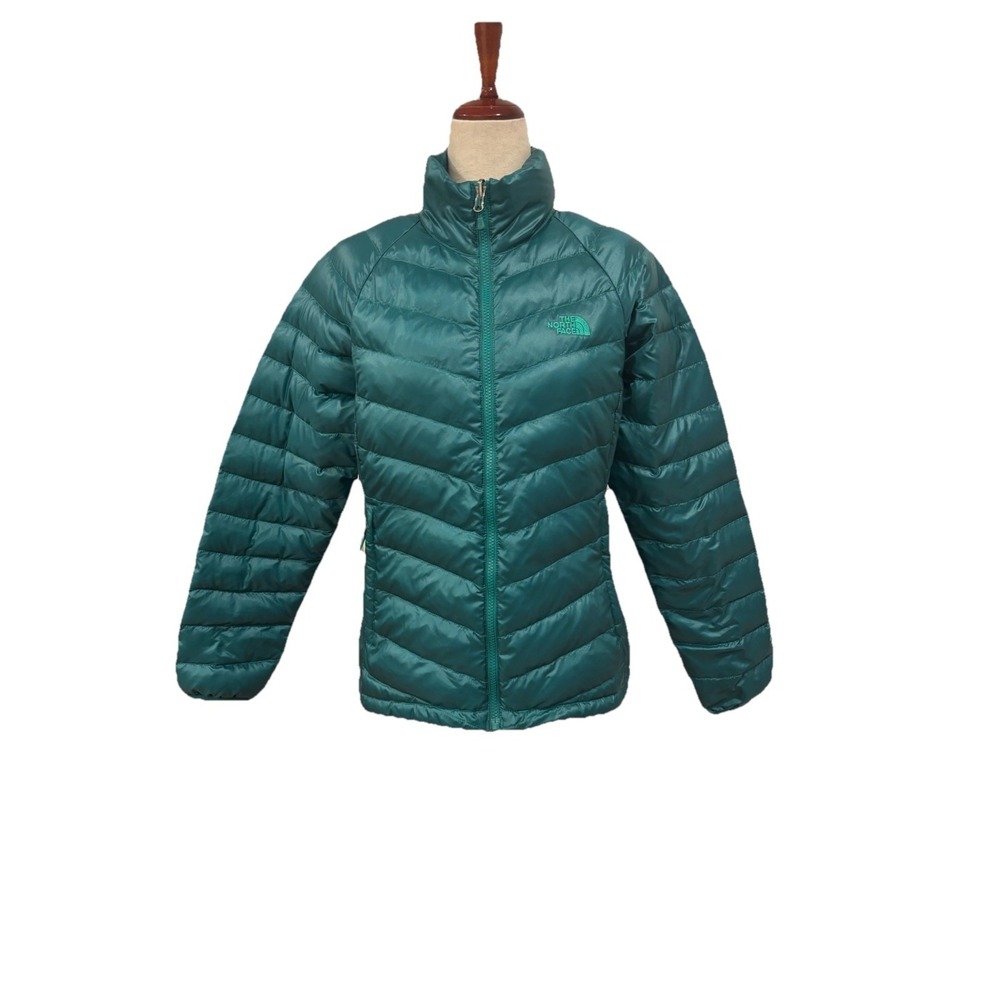 THE NORTH FACE 550 Green Goose‎ Down Puffer Zip Jacket Ski Women's Medium